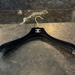 Black Velvet Chanel hanger.